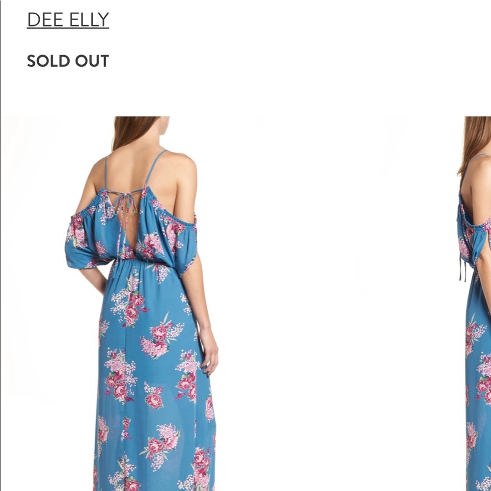 Cold Shoulder Maxi - Picture 2 of 8
